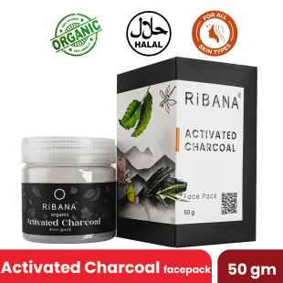 RiBANA Activated Charcoal Face Pack - 50gm